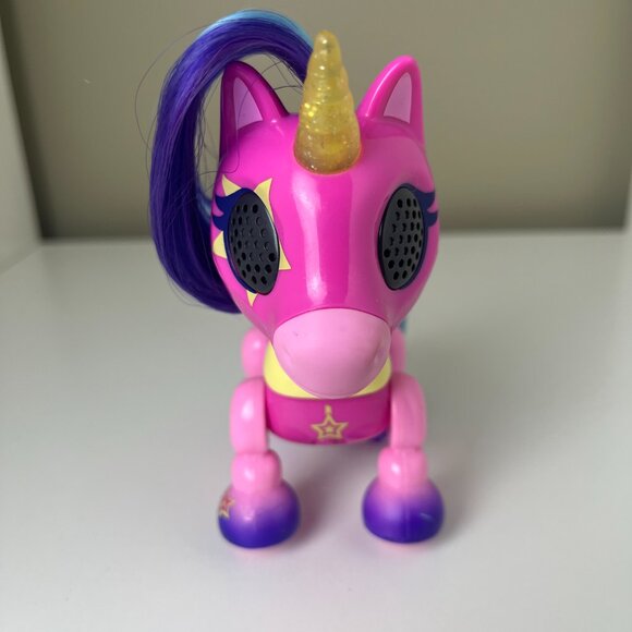 Zoomer Zupps Tiny Unicorn Stardust - Interactive Light Up Toy - Picture 2 of 6